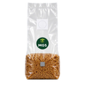 A sterile mushroom millet bag with an inoculation port and filter patch.