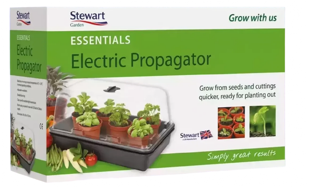 Stewart Essentials electric propagator mushroom incubator box on a transparent background